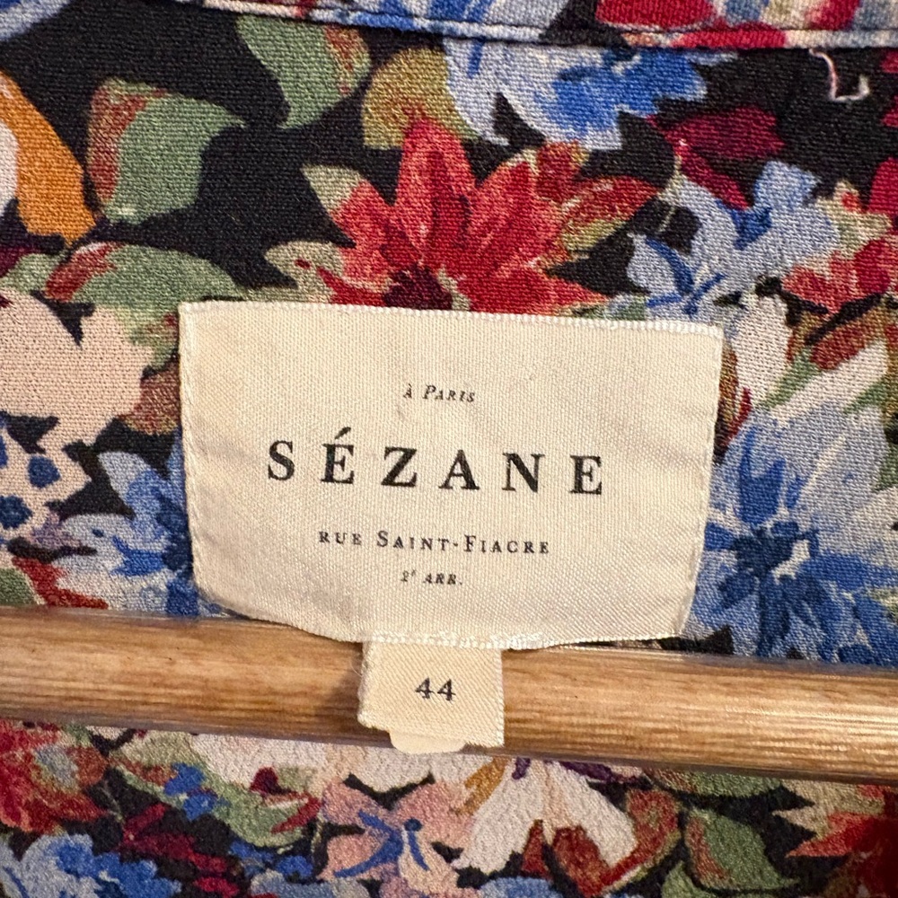 Sezane Leana Dress Fall Is Blooming - Size 44 - Picture 4 of 7